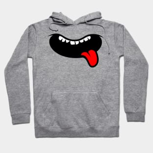 Funny Tongue Moth Face Hoodie